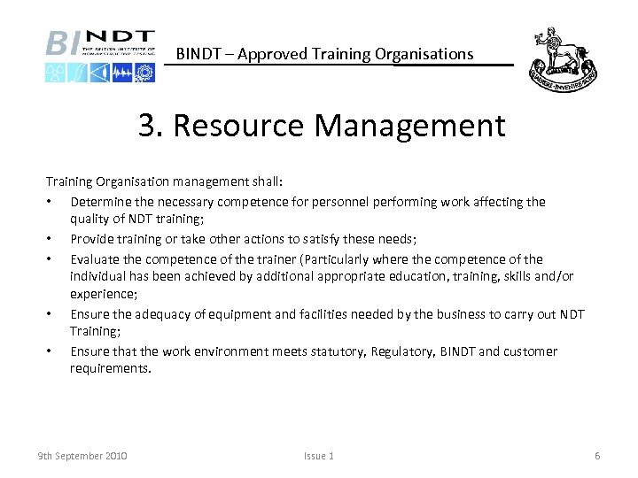 BINDT Approved Training Organisations Becoming An Approved