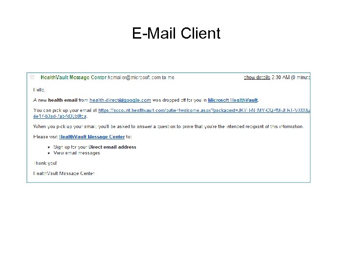 E-Mail Client 