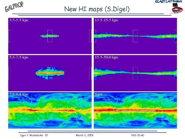 GLAST LAT Project New HI maps (S. Digel) Igor V. Moskalenko 10 March 2,