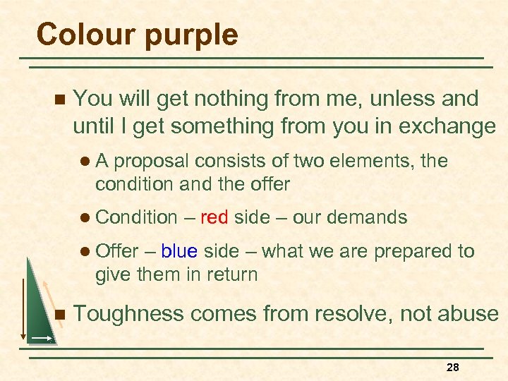 Colour purple n You will get nothing from me, unless and until I get