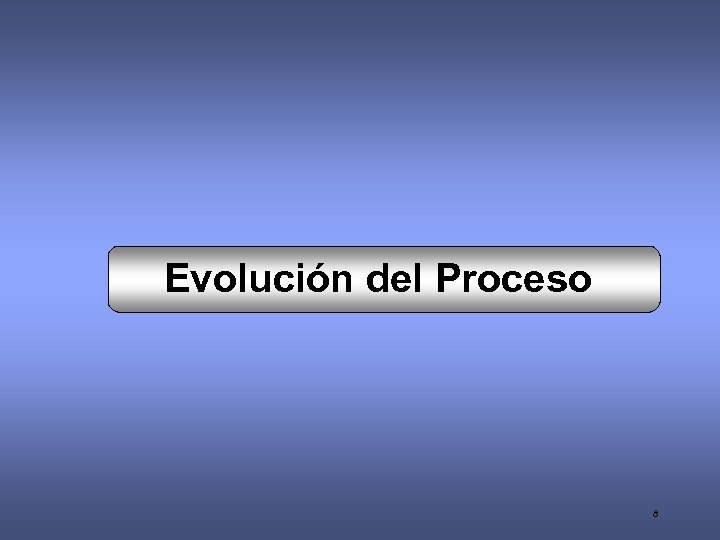 Evolución del Proceso 8 