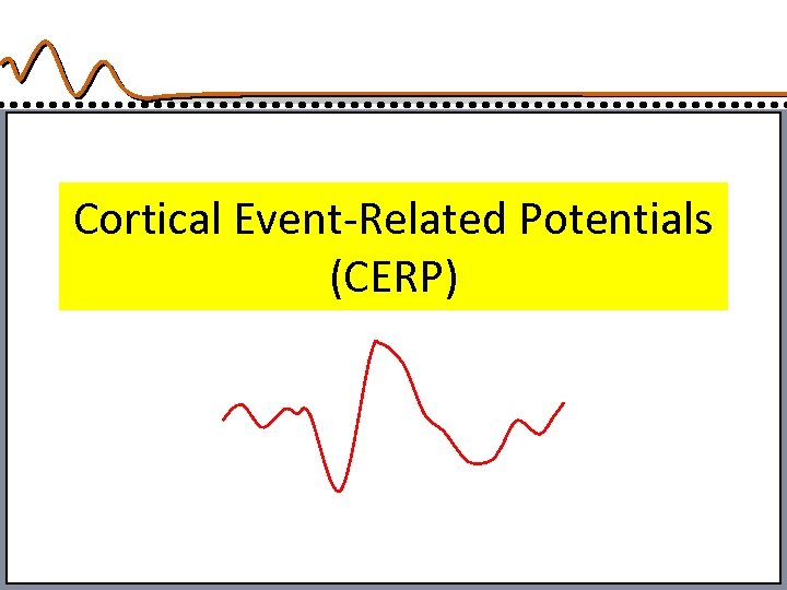 Cortical Event-Related Potentials (CERP) 