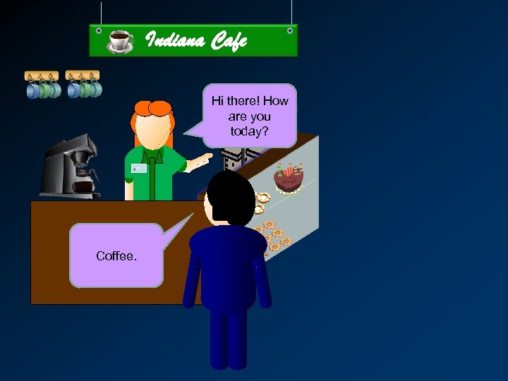 Indiana Cafe Hi there! How are you today? Anne Smith Coffee. 