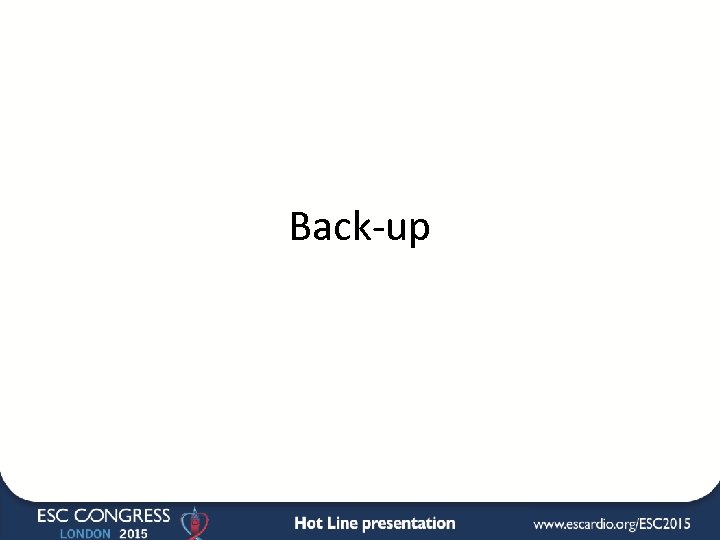 Back-up 