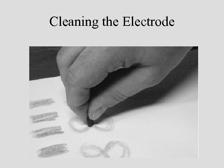 Cleaning the Electrode 