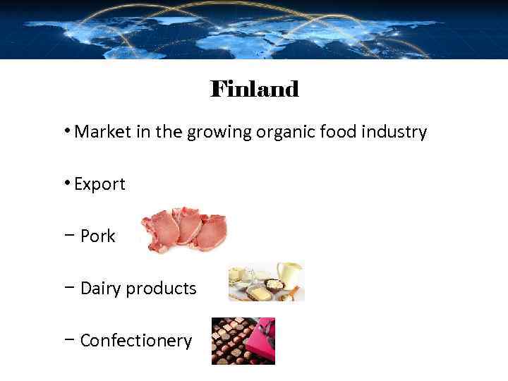 organic food export