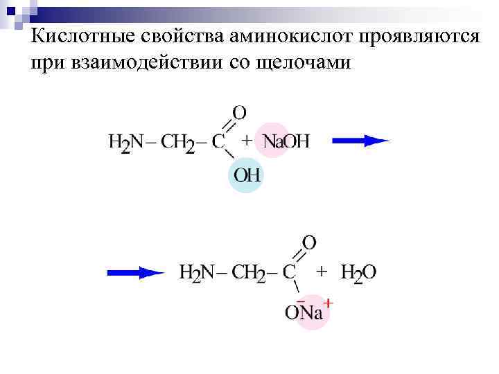 План урока по химии 10 класс аминокислоты