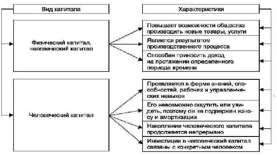 3 типа капитала