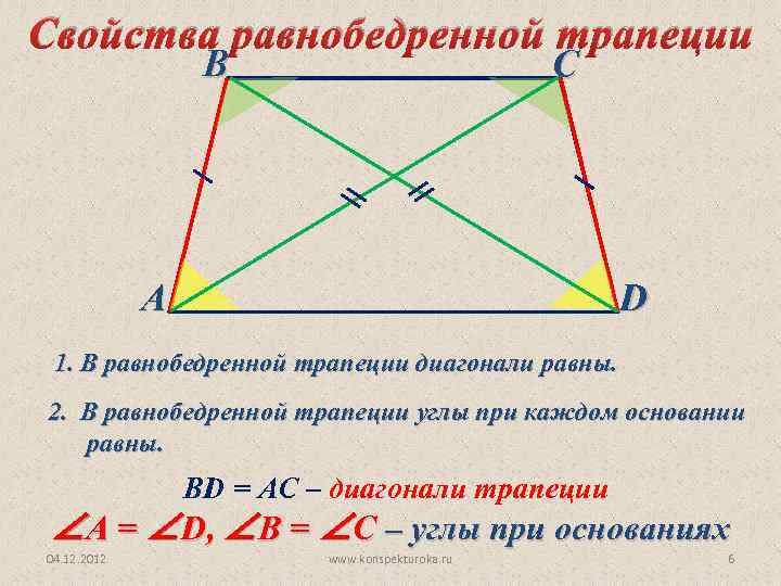 Задачи на трапецию 8 класс по готовым чертежам