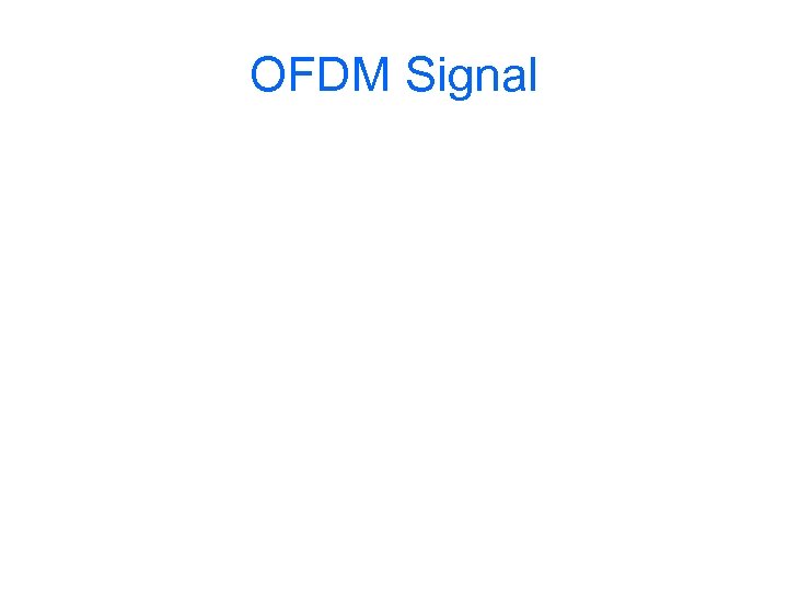 OFDM Signal 