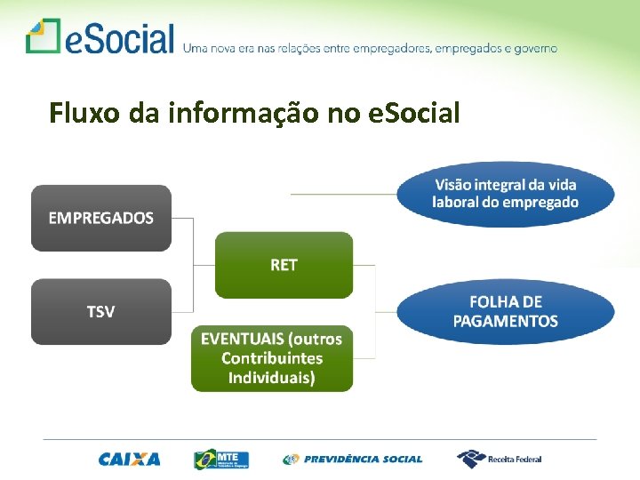 Fluxo da informação no e. Social 