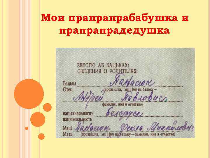 Мои прапрапрабабушка и прапрапрадедушка 