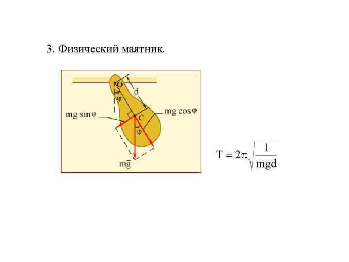 3. Физический маятник. 