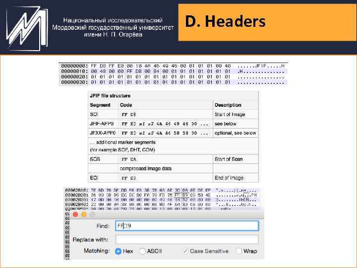 D. Headers 