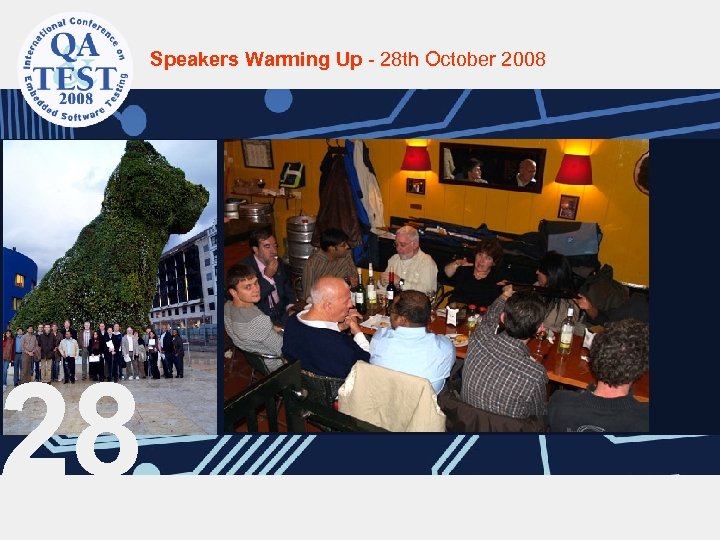 28 Speakers Warming Up - 28 th October 2008 