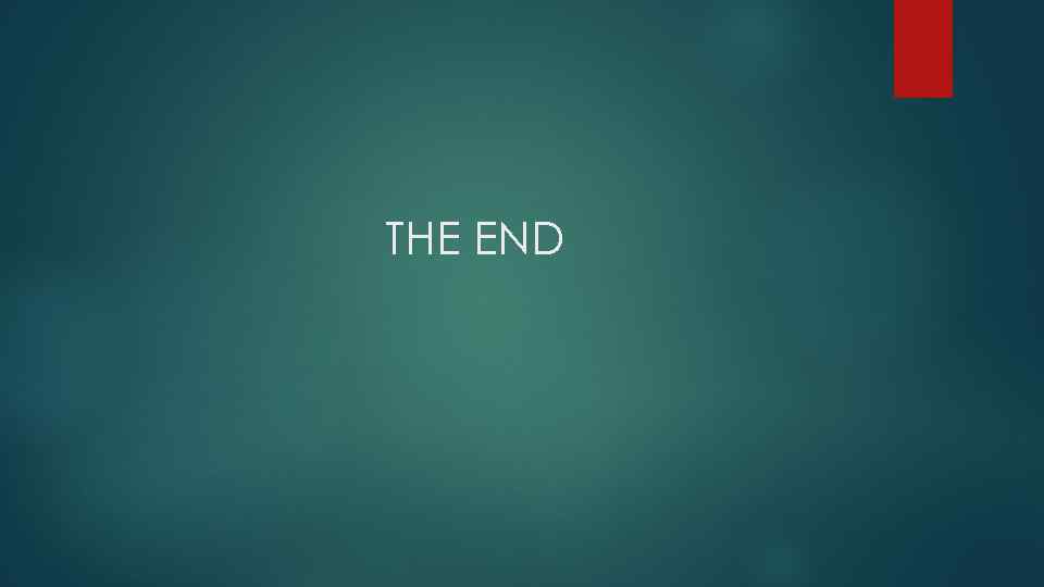 THE END 
