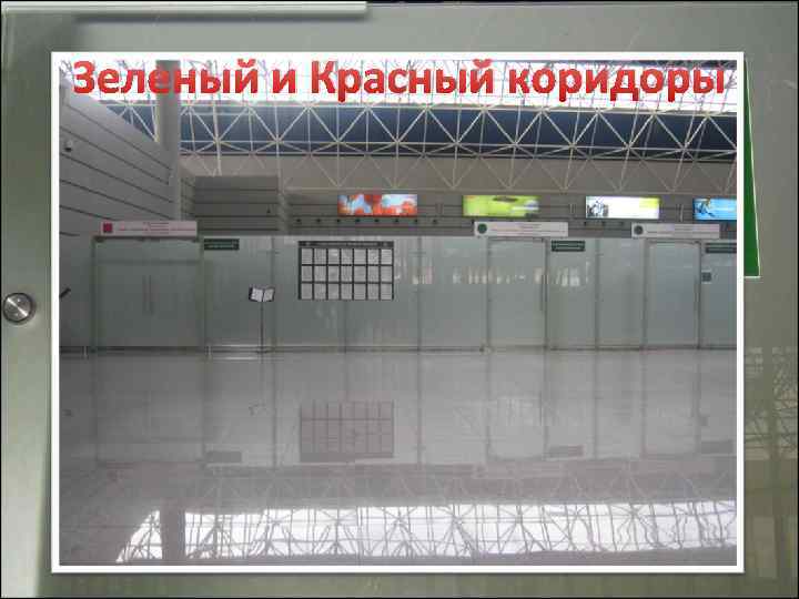 Зеленый и Красный коридоры 