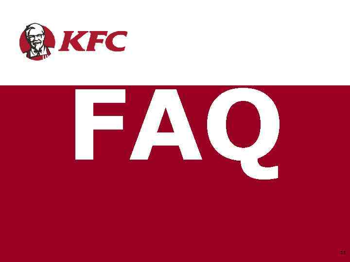 FAQ 11 