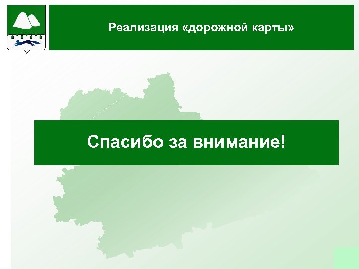 Реализация «дорожной карты» Спасибо за внимание! 