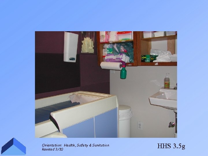Orientation: Health, Safety & Sanitation Revised 3/10 HHS 3. 5 g 