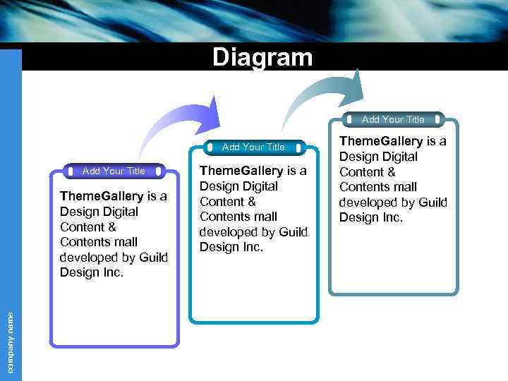 Diagram Add Your Title company name Theme. Gallery is a Design Digital Content &