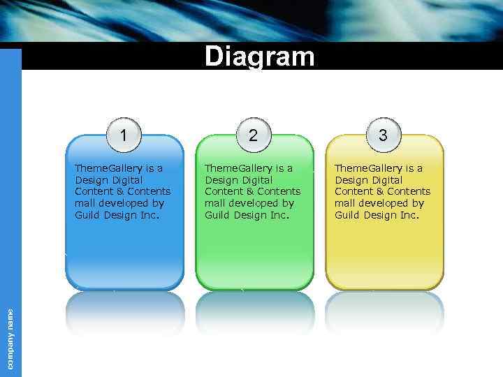 Diagram 2 3 Theme. Gallery is a Design Digital Content & Contents mall developed