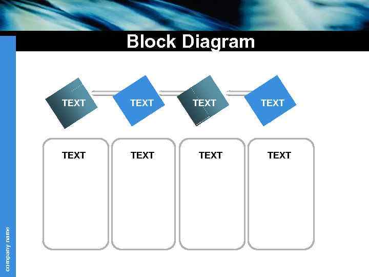 Block Diagram TEXT company name TEXT TEXT 