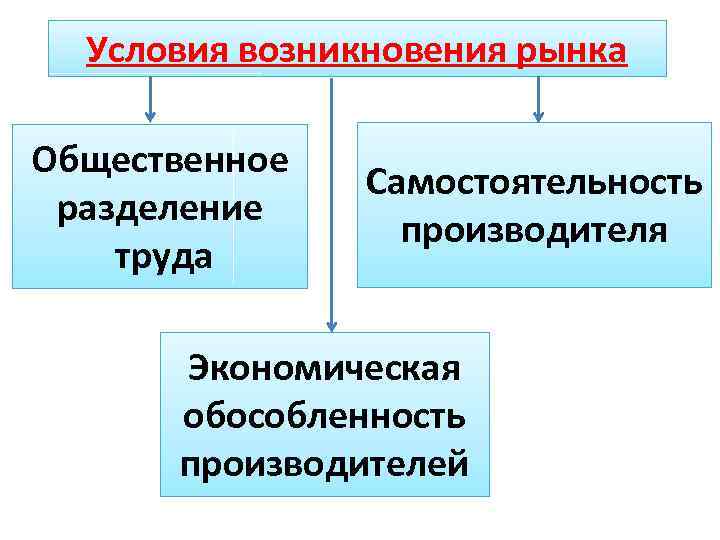 Разделение труда между работниками производства и торгового зала называется