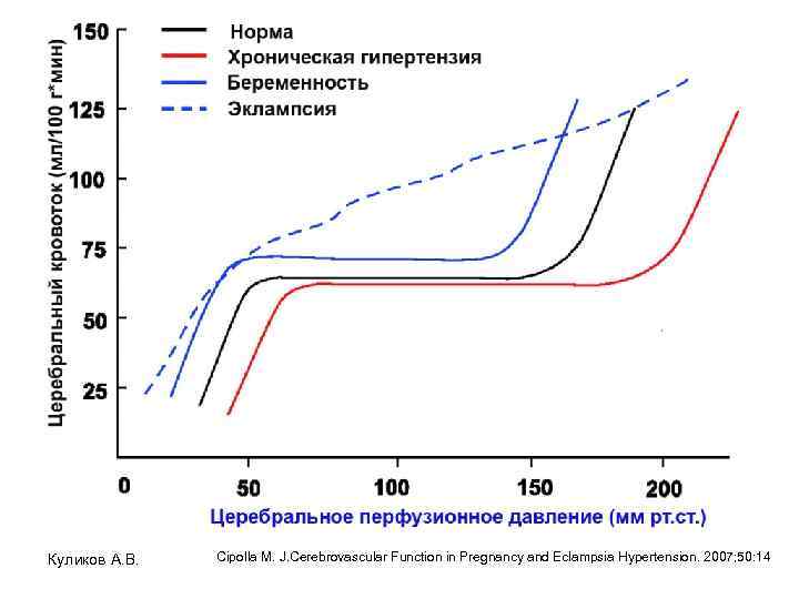 Куликов А. В. Cipolla M. J. Cerebrovascular Function in Pregnancy and Eclampsia Hypertension. 2007;