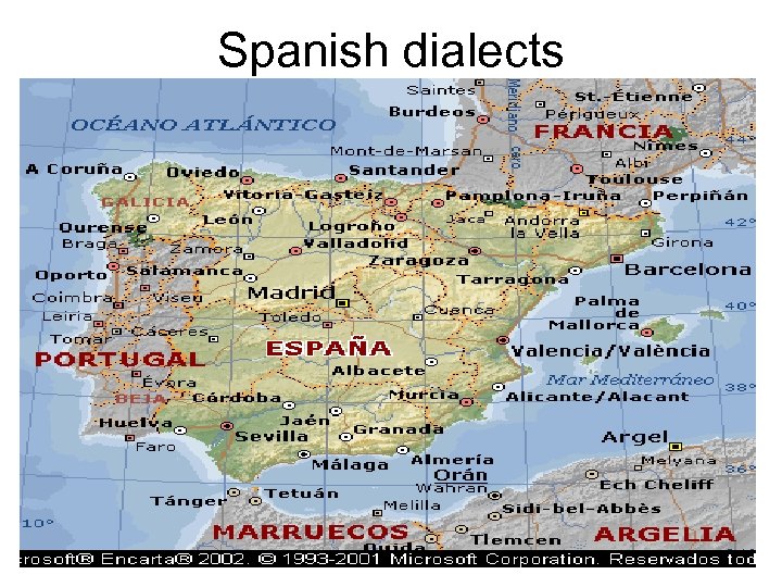 Spanish dialects 