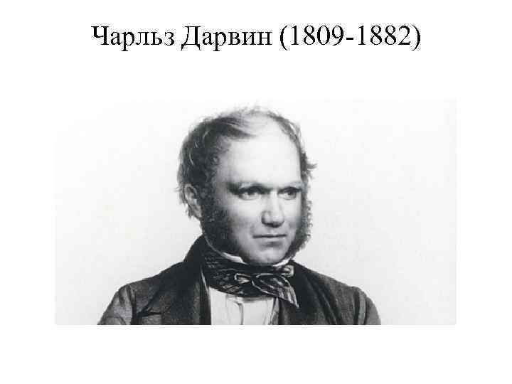 Чарльз Дарвин (1809 -1882) 
