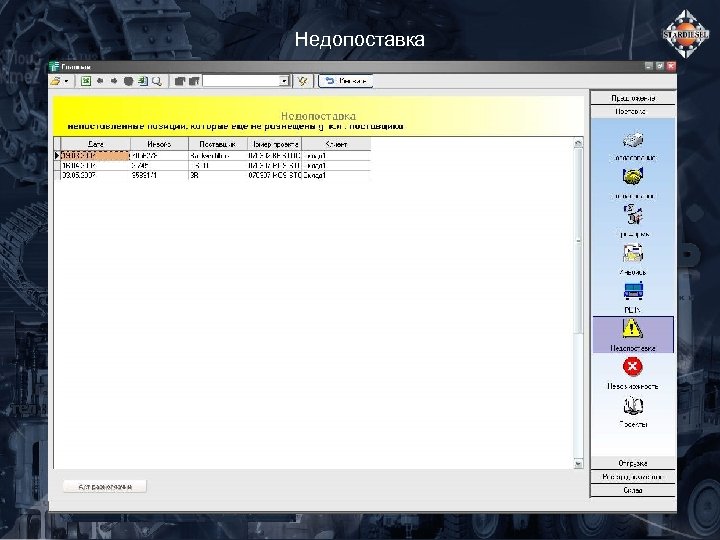 Недопоставка 