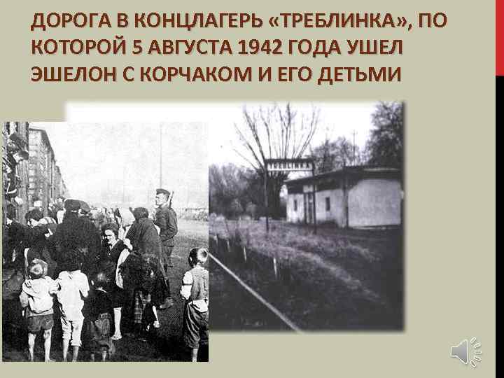 ДОРОГА В КОНЦЛАГЕРЬ «ТРЕБЛИНКА» , ПО КОТОРОЙ 5 АВГУСТА 1942 ГОДА УШЕЛ ЭШЕЛОН С