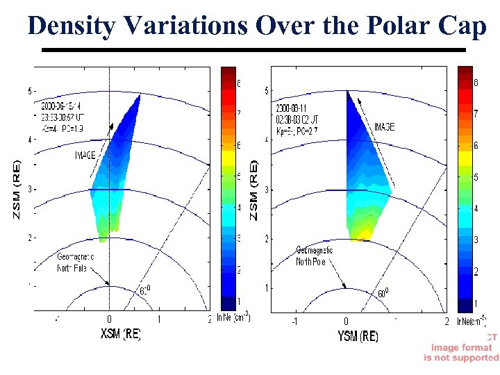 Density Variations Over the Polar Cap 