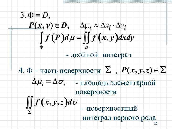 Объем фигуры интегралы