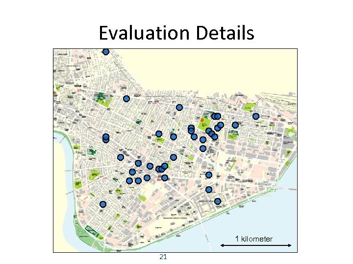 Evaluation Details 1 kilometer 21 
