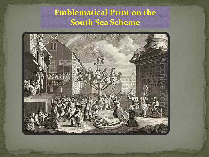 Emblematical Print on the South Sea Scheme 