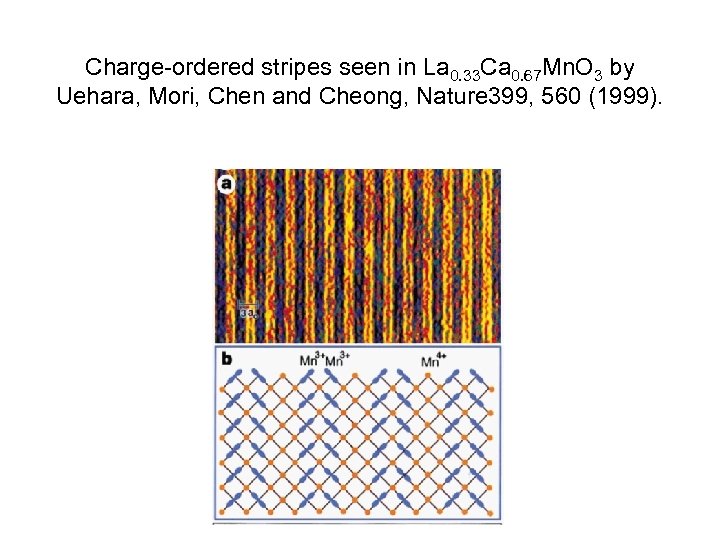 Charge-ordered stripes seen in La 0. 33 Ca 0. 67 Mn. O 3 by