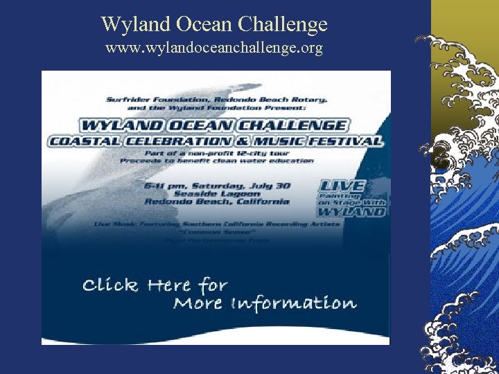 Wyland Ocean Challenge www. wylandoceanchallenge. org 