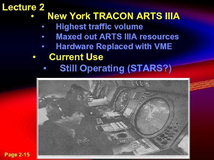 Lecture 2 • New York TRACON ARTS IIIA • • Page 2 -15 Highest