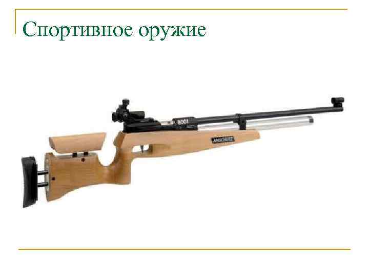 Спортивное оружие 