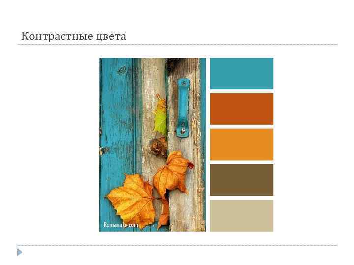 Контрастные цвета 