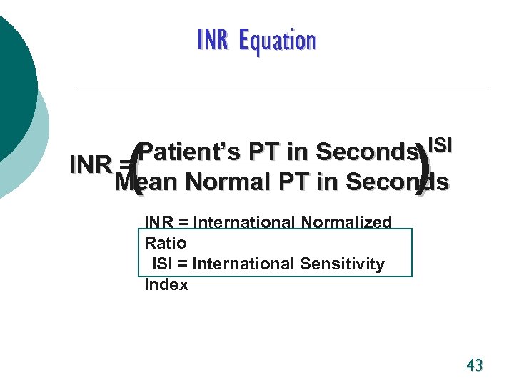 inr normal range for surgery