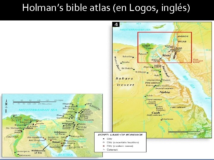Holman’s bible atlas (en Logos, inglés) 