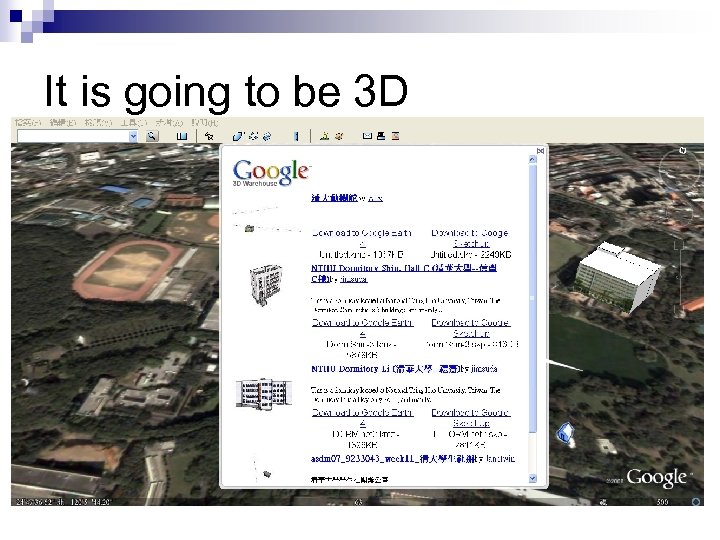 It is going to be 3 D 