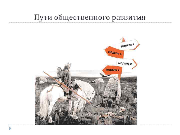 Пути общественного развития 