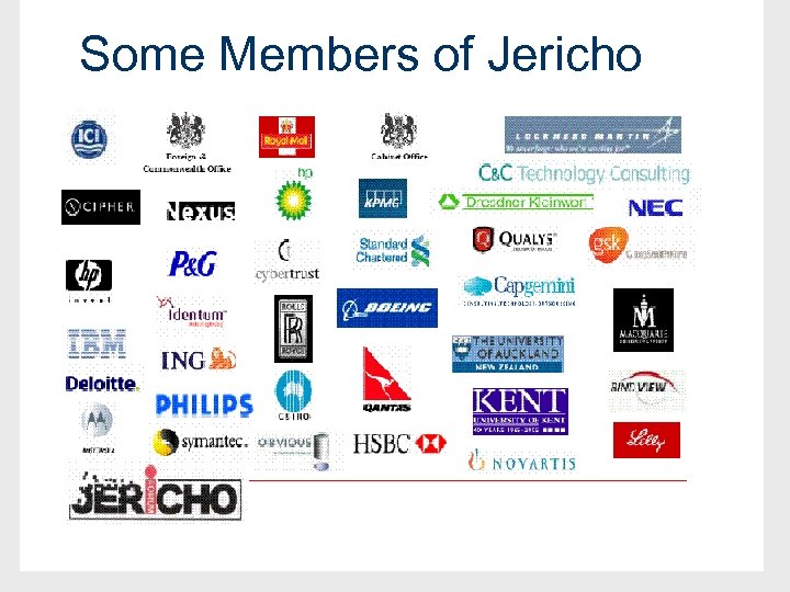 Some Members of Jericho 