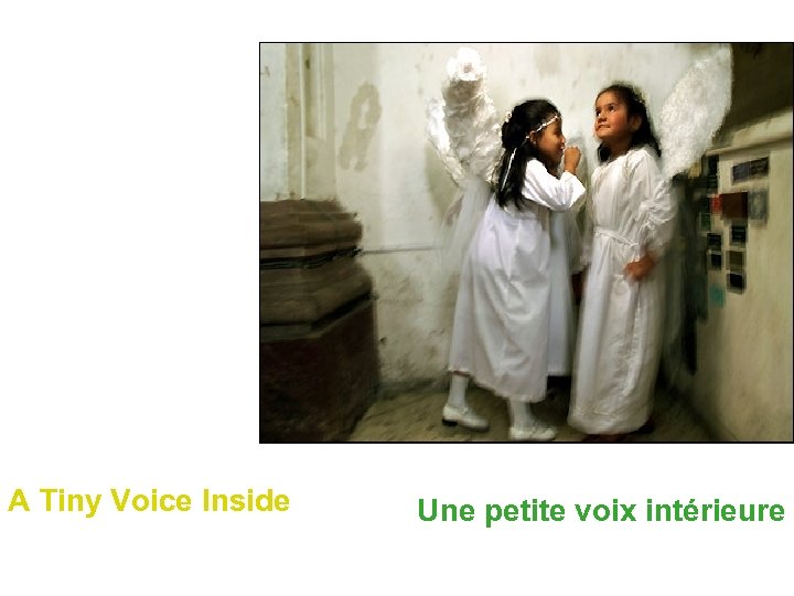 A Tiny Voice Inside Une petite voix intérieure 