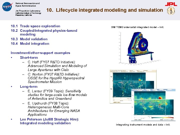 National Aeronautics and Space Administration Jet Propulsion Laboratory California Institute of Technology Pasadena, California