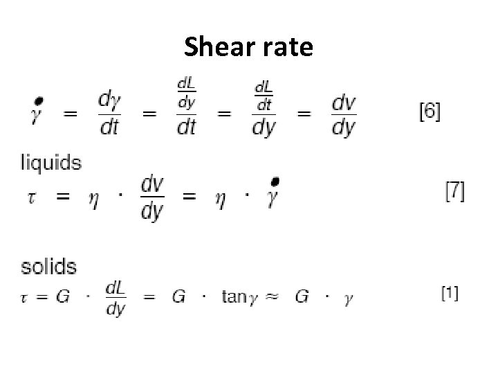 Shear rate 